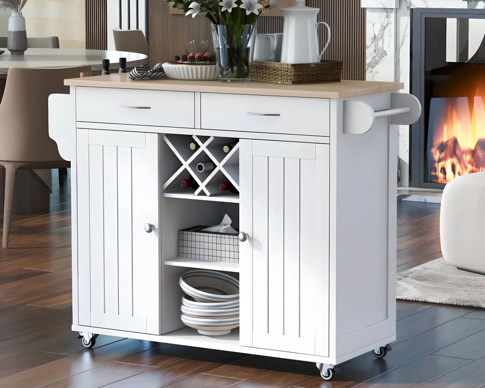 kitchen island with drawer